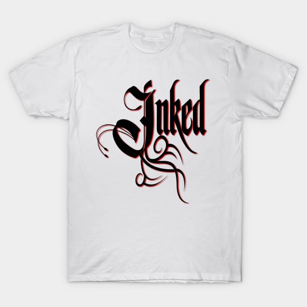 Inked Awesome Tattoo Artist & Lover T-Shirt by theperfectpresents